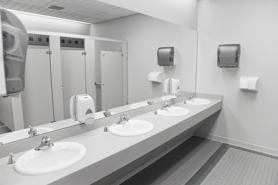 Restroom Cleaning by System4 of Houston